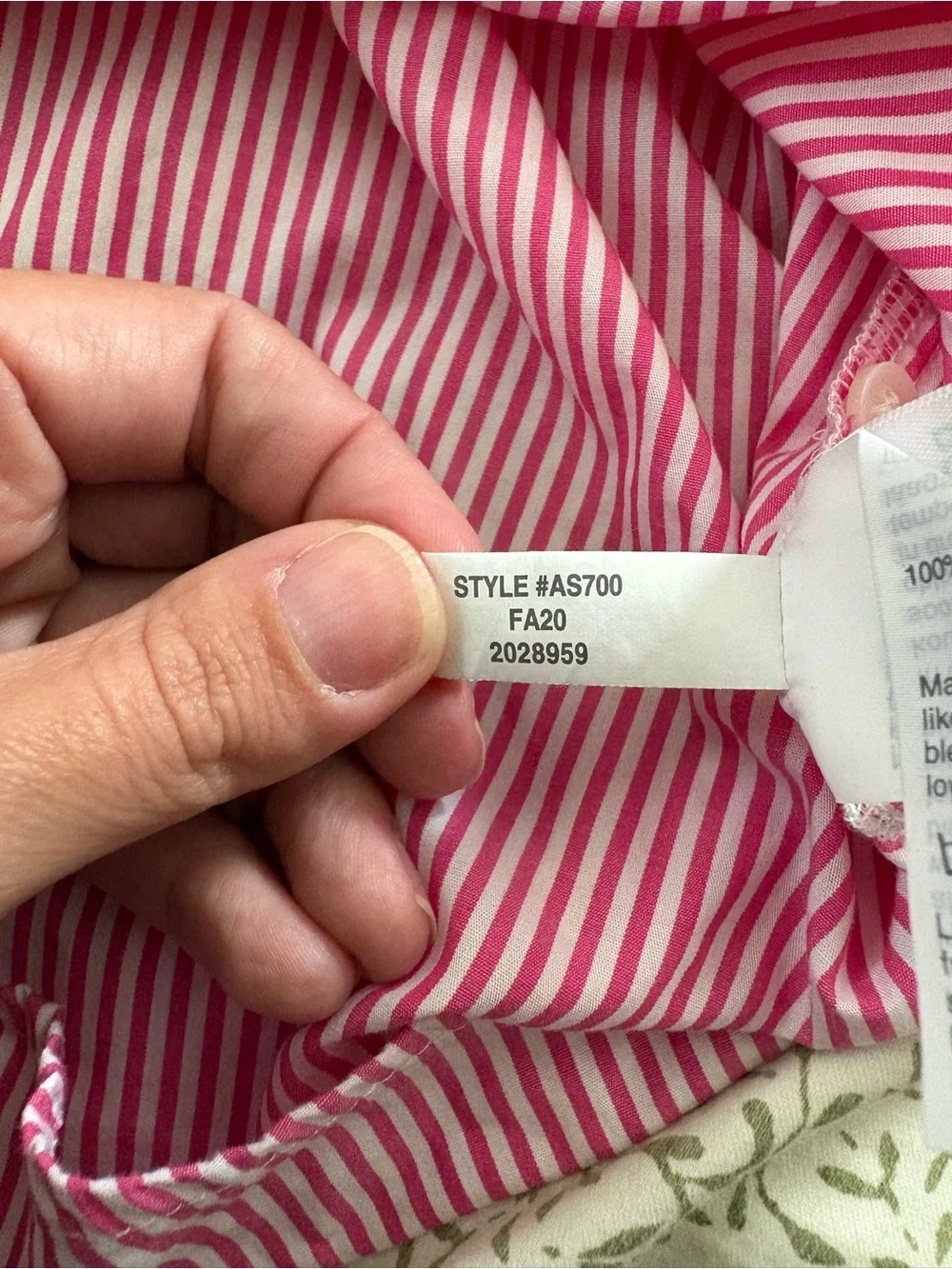J.Crew Pink White Striped Ruffle Neck Button Down Blouse 100% Cotton M